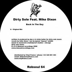 Dirty Sole feat. Mike Dixon - Back In The Day