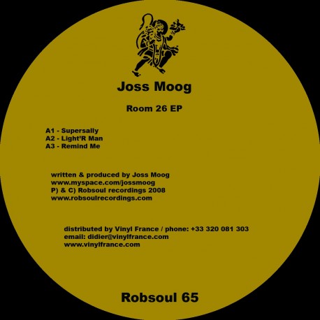 Joss Moog - Room 26 EP